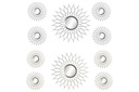 DECO ES-184775 MIROIR SET 5 PP MIROIR 50X1,5X50 50 CM 2 MOD.
