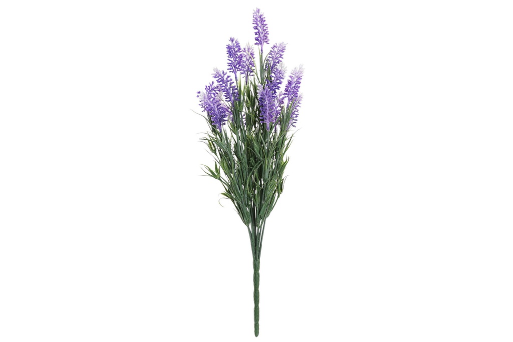 DECO JA-182818 FLEUR PLASTIQUE METAL 20X20X47 LAVANDE LILAS