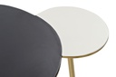 DECO MB-185799 TABLE AUXILIAIRE ALUMINIUM 67X50X37 DORÉ