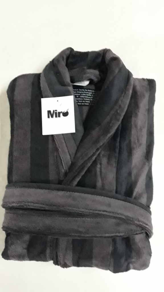 LL TM SORTIE DE BAIN RF15 MOVE ET NOIR 100% CTN 600g