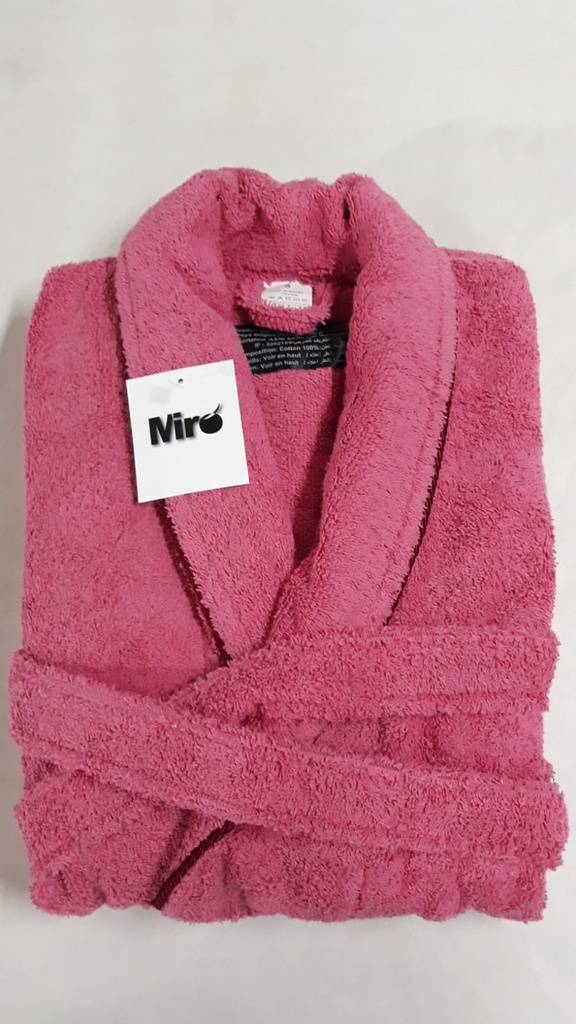LL TM SORTIE DE BAIN RF25 ROSE FUSCHIA CLAIRE 100% CTN 700g