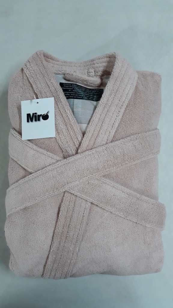 LL TM SORTIE DE BAIN RF29 ROSE CLAIR 100% CTN 700g