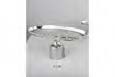 DECO 197-871 PLATEAU METAL BRASIL NICKEL 50*30*22cm