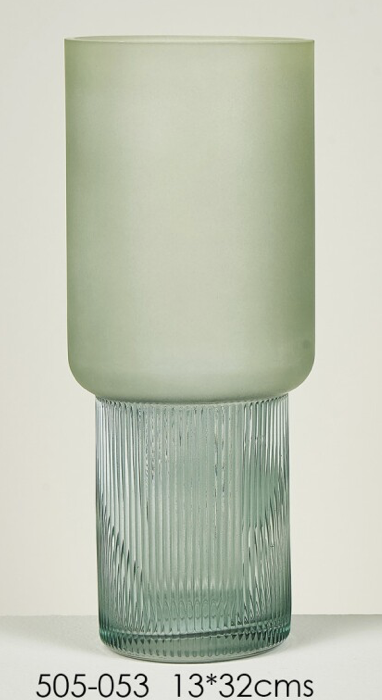 DECO 505-053 VASE CRISTAL KRANJ VERT 13*32 cm
