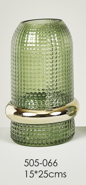 DECO 505-066 VASE CRISTAL IZOLA 15*25 cm