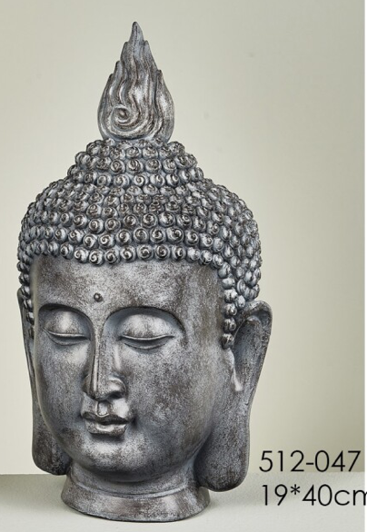 DECO 512-047 FIGURINE BUSTO BUDA PIERRE 19*19*40 cm