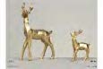 DECO 549-031 FIGURINE RENNE DORE 10*3*15 cm