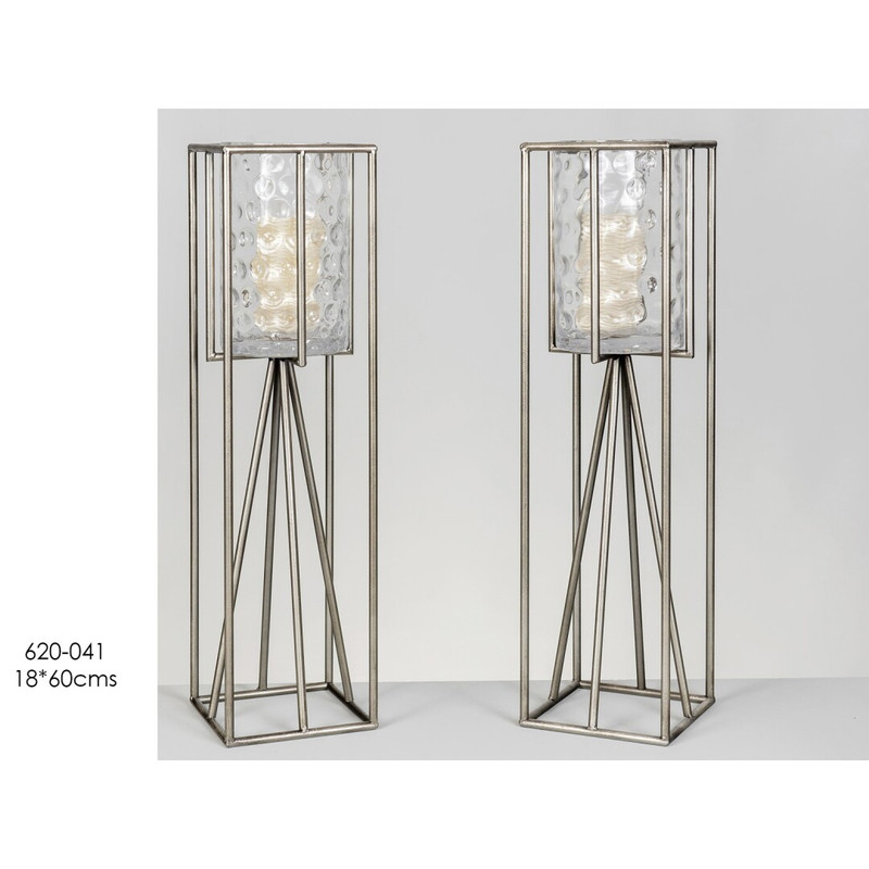 DECO 620-041 PORTE BOUGIE KUTAHYA 18*18*60 cm
