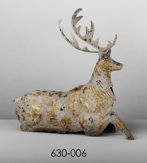 DECO 630-006 RENNE METAL DORE ANTIQUE 41*38 cm