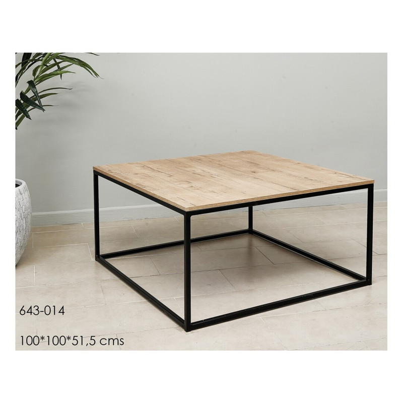 DECO 643-014 TABLE A CAFE CYGNE NOIRE 100*100*51,5 cm