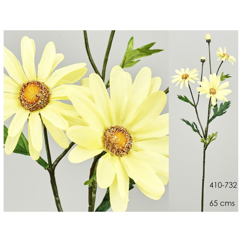 DECO 410-732 MARGARITE JAUNE 65 cm