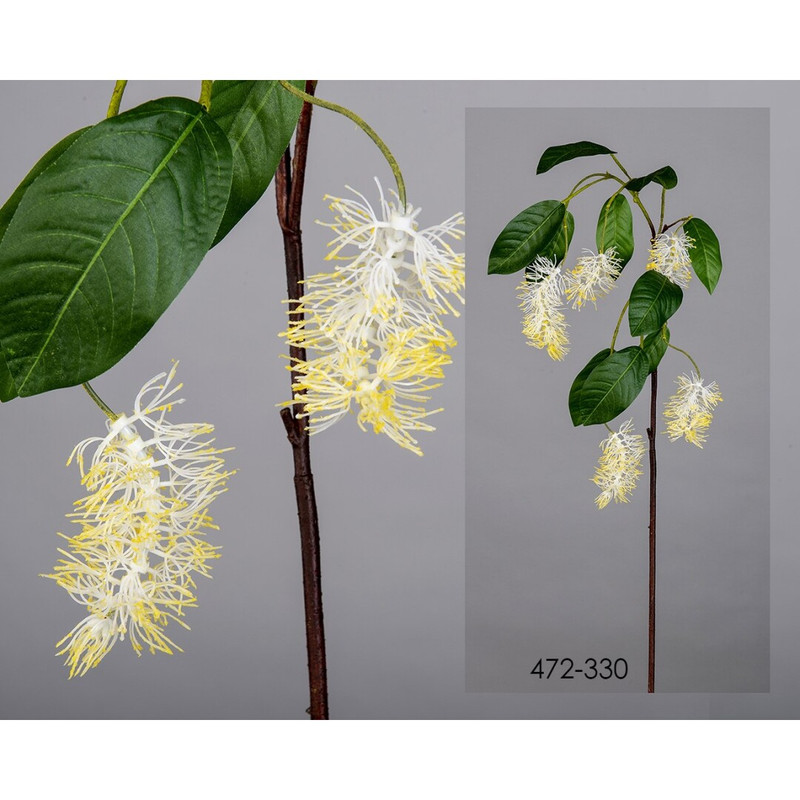 DECO 472-330 BRANCHE FLEURS BLANCHES 100 cm