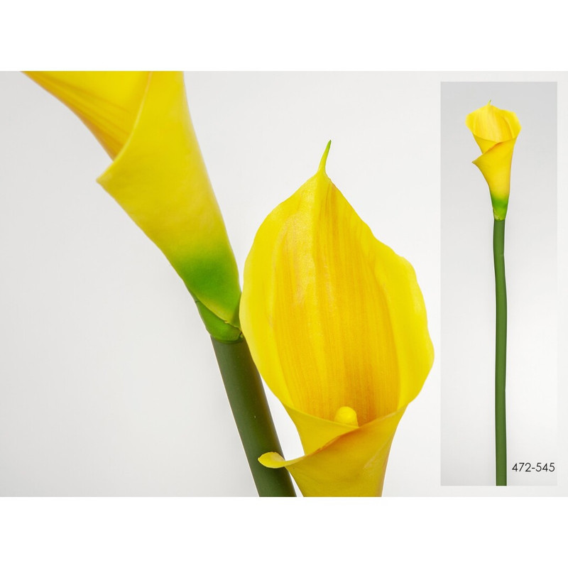 DECO 472-545 FLEUR JAUNE 72 cm