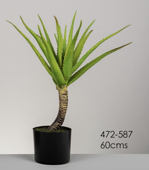 DECO 472-587 PLANTE ALOE REAL TOUCH 60 cm