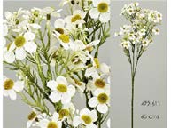 DECO 472-611 BRANCHE FRAGARIA BLANCHE 65 cm