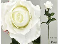 DECO 618-032 COCON ROSE REAL TOUCH BLANC 47 cm