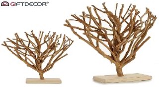 DECO 55338 ARBRE DECORATIF BOIS NATUREL BRANCHES