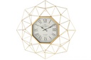 DECO RE-163360  HORLOGE MURALE METAL GLASS 60X8X60 GOLDEN