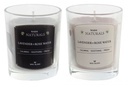 DECO VE-165774  BOUGIE GLASS WAX 5,5X5,5X6,5 2 MOD.