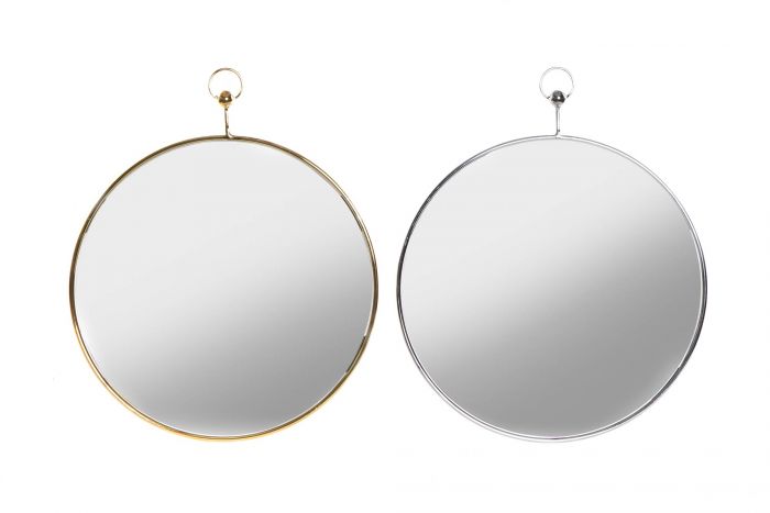 DECO ES-174788 MIROIR METAL 35,5X0,5X43,5 SPARKLY 2 MOD.