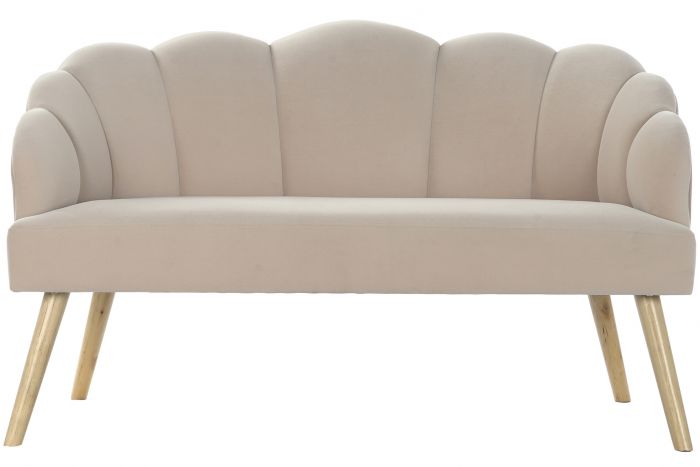 DECO MB-175711 CHAISE LONGUE PES BIRCH 129X72X79 BEIGE