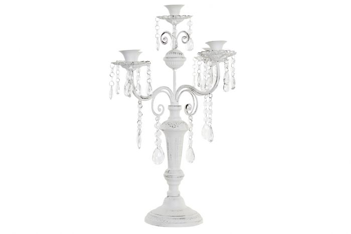 DECO PV-171342 CHANDELIER METAL ACRYLIC 41X41X56,5 WHITE