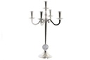DECO PV-175025 CHANDELIER ALUMINIUM ACRYLIQUE 30X30X47 CHROME