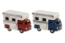 DECO MO-173032 VEHICULE DÉCORATION MÉTAL 11,5X5X8 CAMPING-CAR 2 M