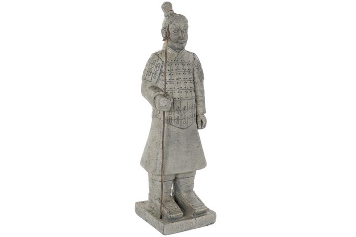 DECO FD-164448 FIGURE FIBRE DE VERRE 37X36X120 GUERRIER