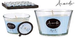 DECO 41638 BOUGIE EN VERRE ALGODON 28H