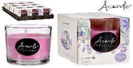 DECO 83177 BOUGIE VERRE 30 HEURES LAVANDE