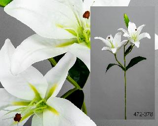 DECO 472-378 FLEUR LILIUM BLANCO 64 CMS