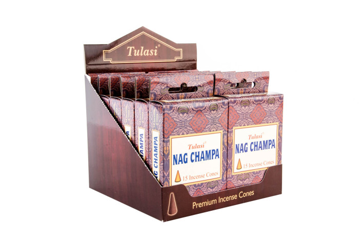 DECO IN-82763 ENCENS CONE SET 15 AROME 7X2X13 NAG CHAMPA