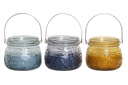 DECO VE-171403 BOUGIE VERRE 11X11X9 3 MOD.