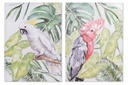 DECO CU-165661 TABLEAU CANVAS 70X3X100 COCKATOO 2 MOD.