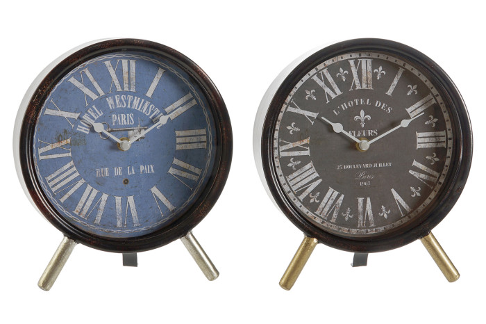 DECO RE-176022 HORLOGE PIED METAL GLASS 20,5X5X24 2 MOD.