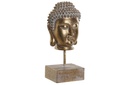 DECO RF-177378 FIGURE RESINE METAL 10,5X12X25,2 BUDDHA HEAD AGED