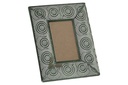 DECO LD-143961 TABLEAU METAL GLASS 10X15 27X27X2 DARK GREEN
