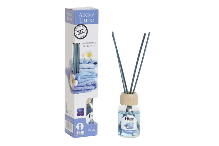 DECO DA-160283 DIFFUSEUR PARFUM VERRE 4X4X20 30 ML. PROPRE