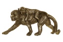 DECO RF-181316 FIGURE RÉSINE 26X6X12 SINGES DORÉ