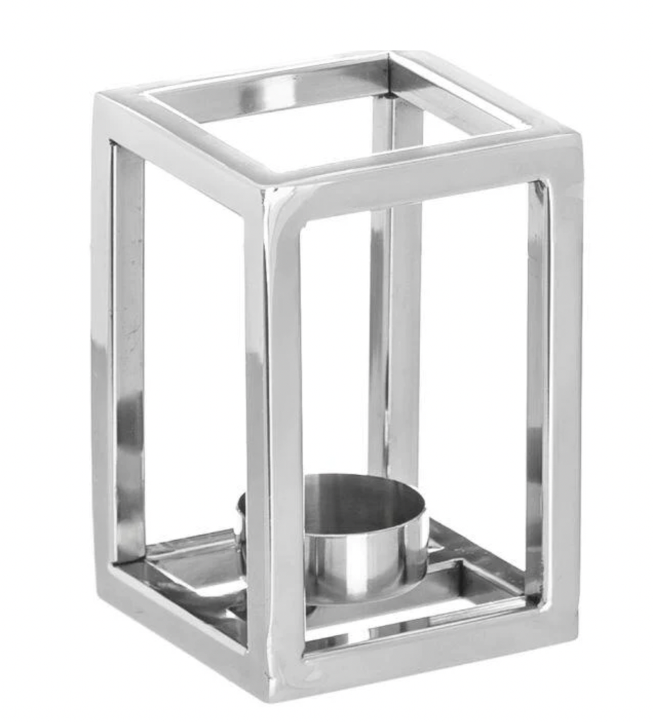 DECO 105851 PORTE BOUGIE ARGENTE METAL