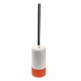 DECO 20410113 SUPPORT BROSSES BLANC-ORANGE