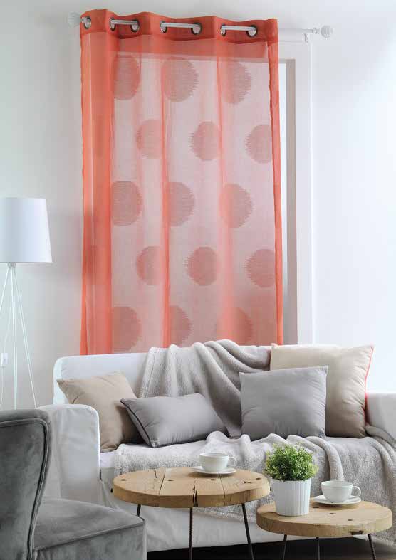 LL R61921003VL RONDLE VOILE 140X260 CM