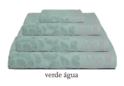 LL SERVIETTE MULAN 100X150 VERT EAU 100% COTON