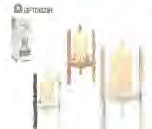 DECO 56032 COUPE CRISTAL BOUGIE LED BASE BOIS S2