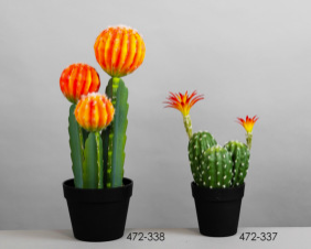 DECO 472-337 POT CACTUS 37 CMS
