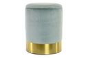 DECO LD-153566 POUF VELOUR METAL 48X39 VERT