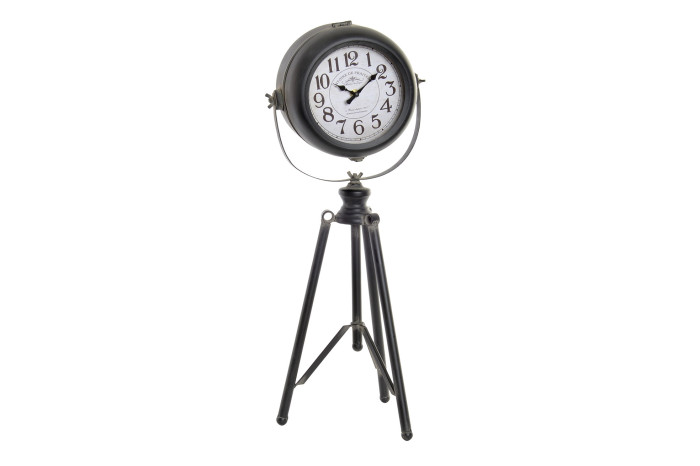 DECO RE-154658 HORLOGE AVEC PIEDS METALIQUES 25,5X22,5X63