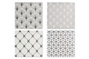 DECO CU-147222 TABLEAU TOILE 40X1,7X40 0,27 GÉOMÉTRIQUE 4 MOD.