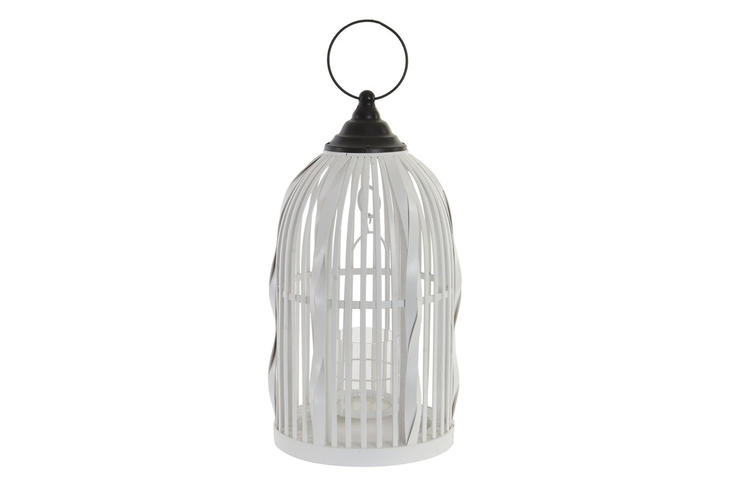 DECO PV-149251 BOUGEOIR BAMBOU MÉTAL 24X24X49